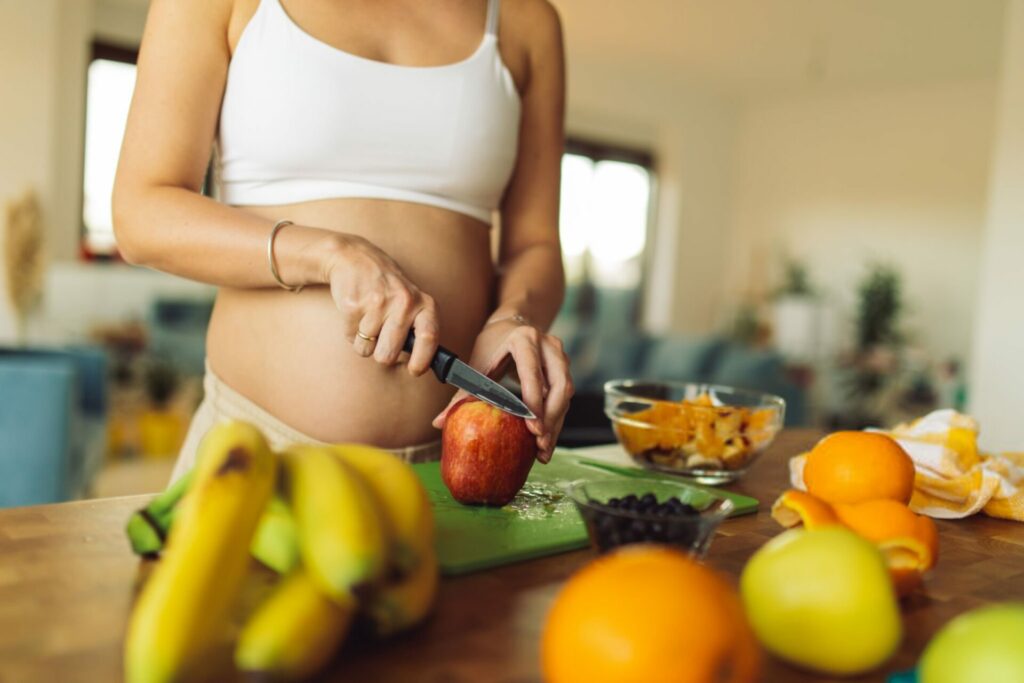 donna post parto mangia sano