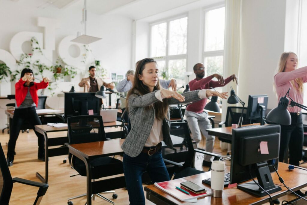 routine d'allenamento per esercizi alla sedia